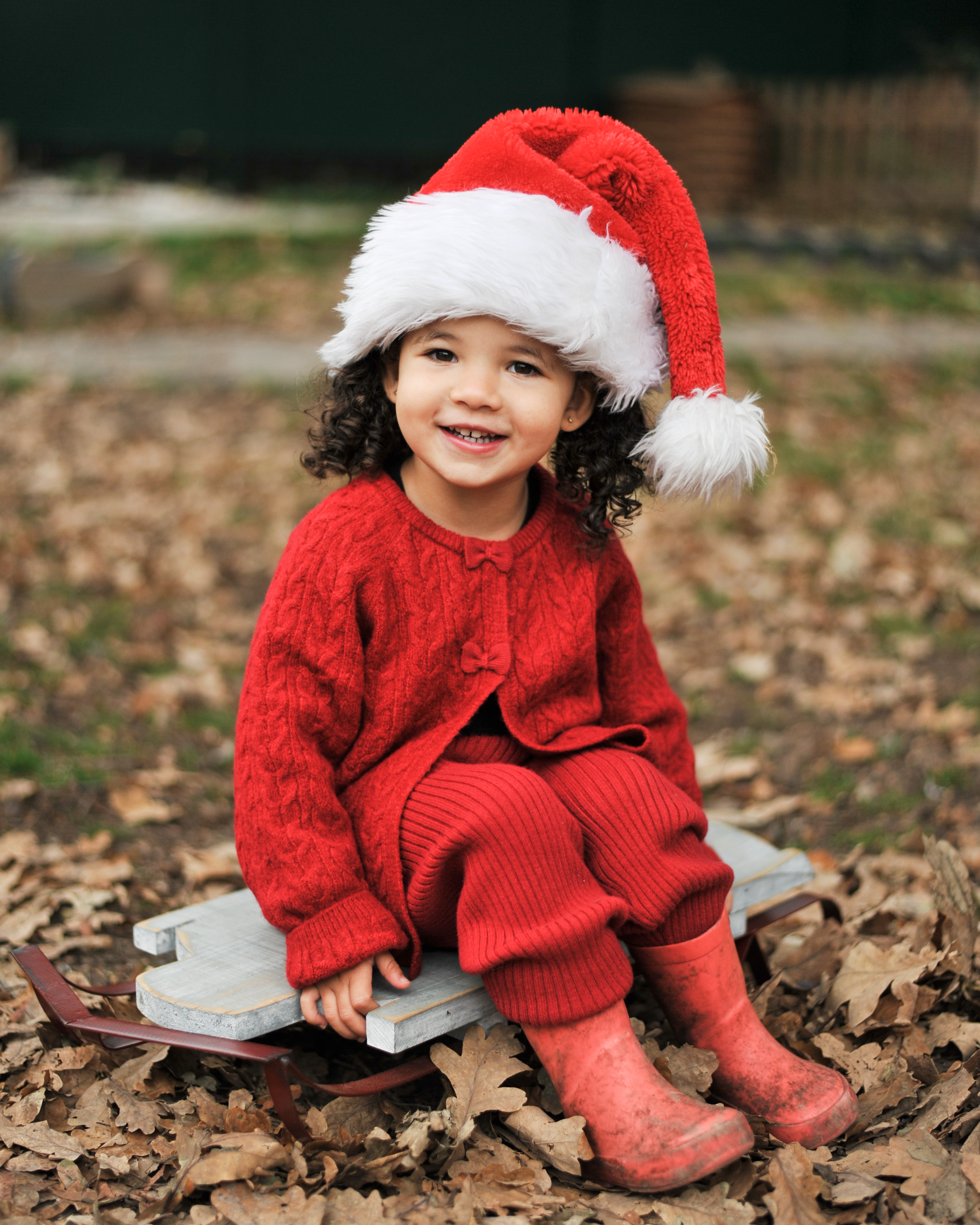 Child laughing naturally during a portrait session