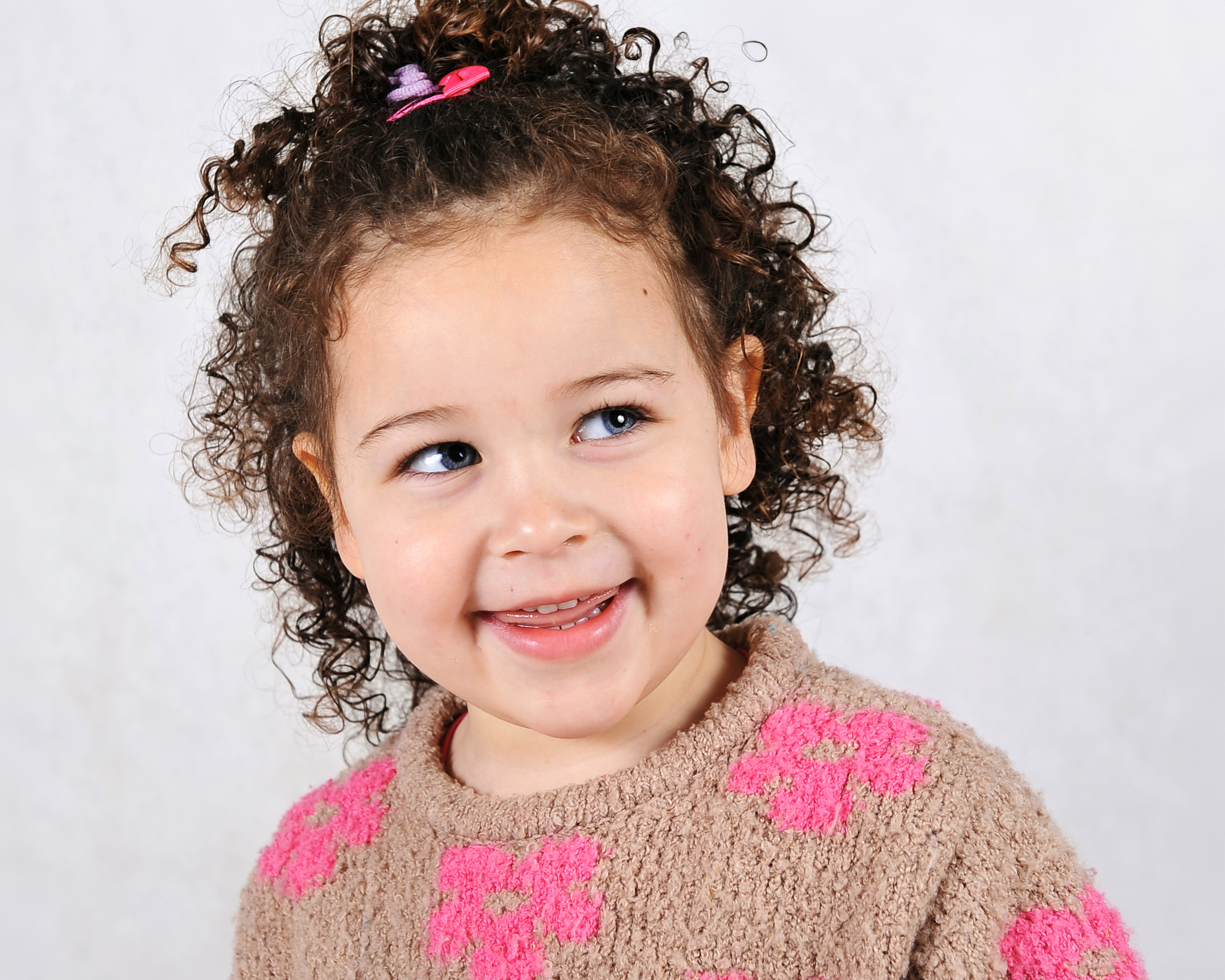 Child enjoying a nursery photography session